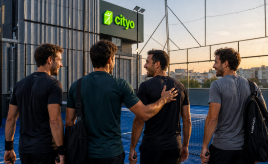 Deportistas utilizando las instalaciones de Cityo en Madrid